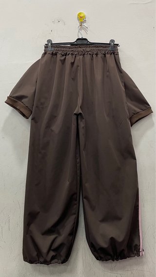 Completo sportivo bambina marrone e rosa