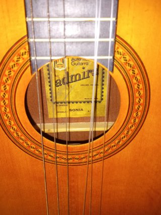 Guitarra Admira Modelo Sonia Rota