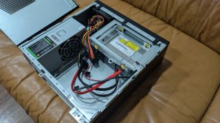 Caja PC Slim TFX 300W + Lector DVD
