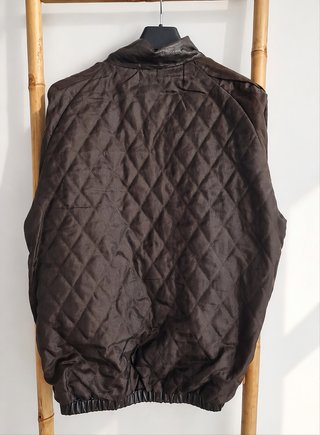 (TALLA L) CAZADORA DE PIEL MARRÓN NUEVA
