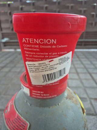Botella CO2 Damm