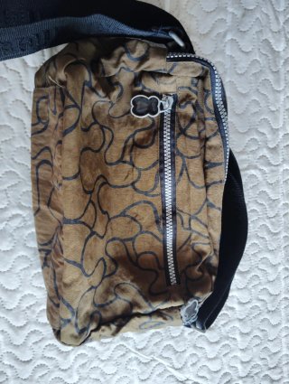 Bolso caqui de Tiger con estampado