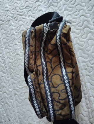 Bolso caqui de Tiger con estampado
