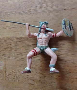 Figura Papo Guerrero Nativo Americano