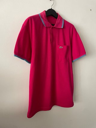 Polo Lacoste Rosa Talla M