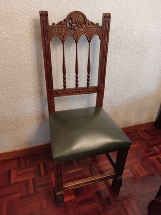 Mesa comedor de madera + 6 sillas