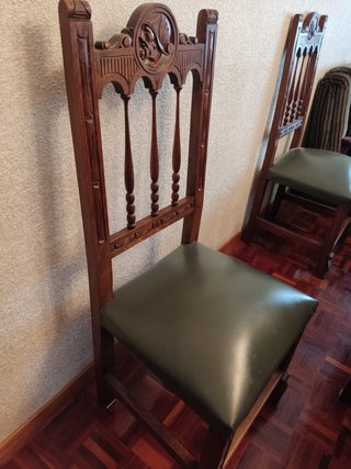 Mesa comedor de madera + 6 sillas
