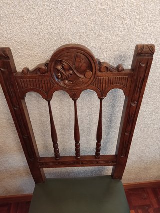 Mesa comedor de madera + 6 sillas