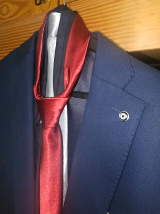 Americana Zara Azul Talla L NUEVA