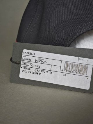 Cappello Prada Luna Rossa Grigio Rosso