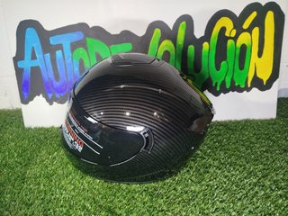 Casco de moto negro