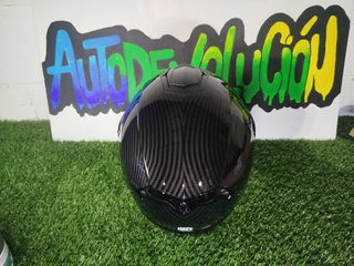 Casco de moto negro