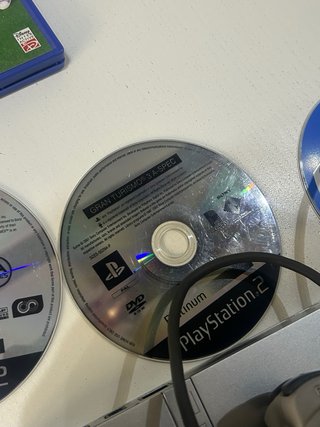 Lote PS2 Slim + Mando + Memory Card + Juegos