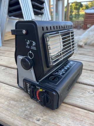Estufa de cartuchos de gas Miralba – ideal camping