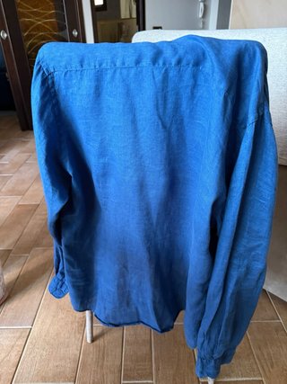 Camicia Refrigewear Lino Blu Elettrico