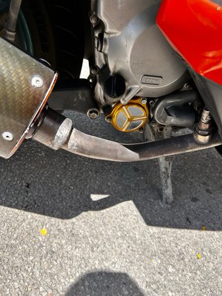 Suzuki Burgman Naranja Negro