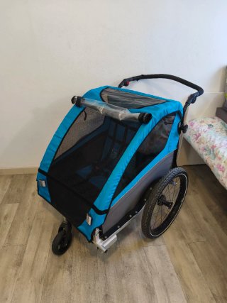 Carro Remolque para bici para 2 plazas