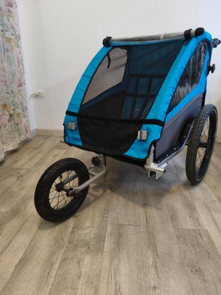 Carro Remolque para bici para 2 plazas