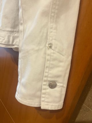 Cazadora tejana blanca BIAGGINI Talla M