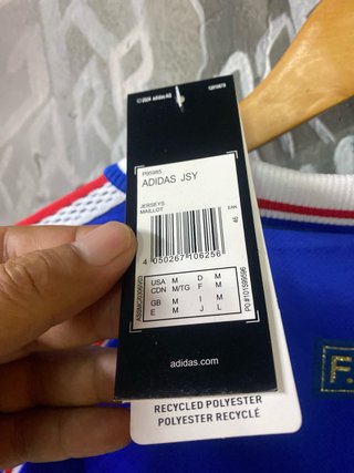 Camiseta Retro Francia Adidas Talla M