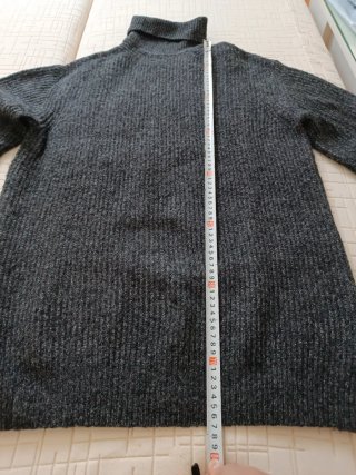 Jersey Sueter largo gris para mujer