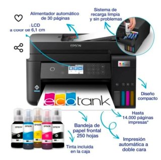 Imp. Epson EcoTank ET-3850  + 1 bote black