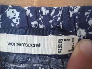 Pantalones verano chica. Women’s Secret. Talla XS