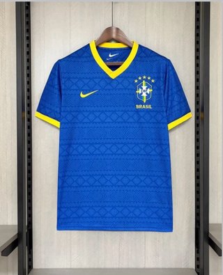 Camiseta Nike Brasil Azul y Amarilla