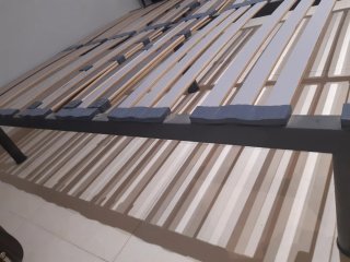 Somier cama 135cm patas redondeadas