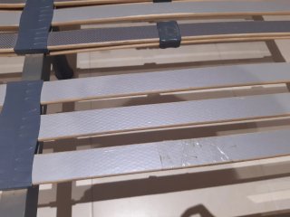 Somier cama 135cm patas redondeadas
