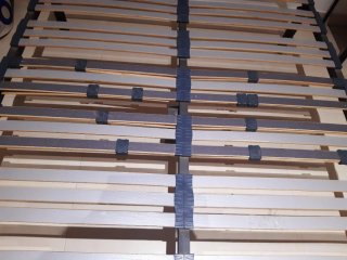 Somier cama 135cm patas redondeadas