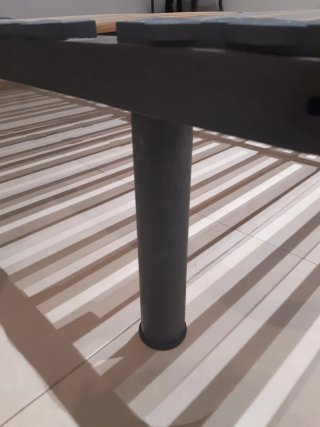 Somier cama 135cm patas redondeadas