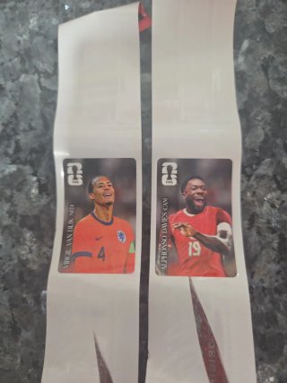 Cromos Virgil y Alphonso Mundial