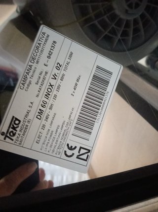 Campana extractora Teka