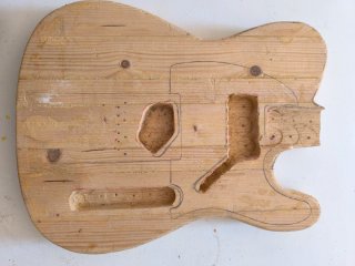 Cuerpo de Guitarra Telecaster Madera