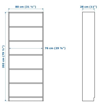 Estantería de madera