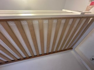 Litera madera blanca con somieres