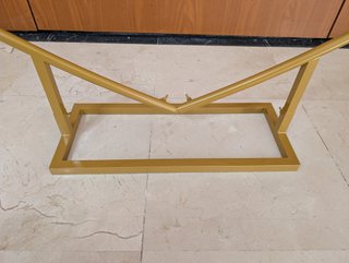 Arco Corazón Dorado 2m x 2m