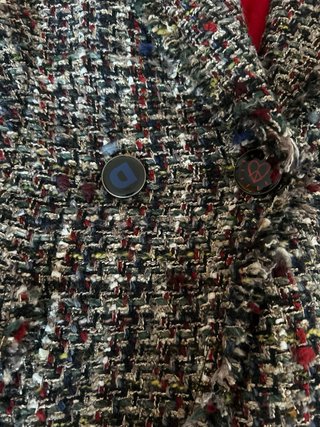 Chaqueta Desigual Multicolor con Rojo