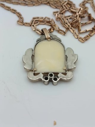 Medalla religiosa plata plaqué oro