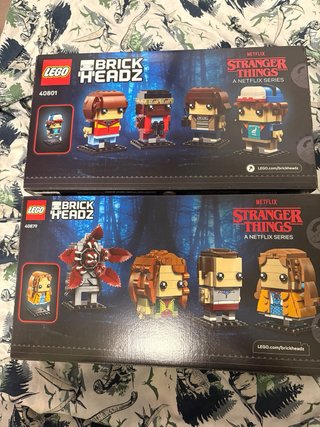 LEGO BrickHeadz Stranger Things y mini funkos
