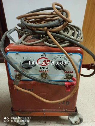 Soldadora Mini 170A. Gran potencia.