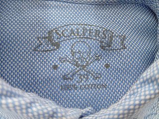 Camisa Scalpers Azul Hombre