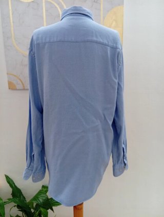 Camisa Scalpers Azul Hombre