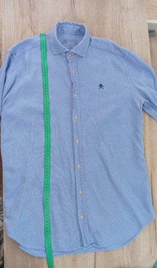 Camisa Scalpers Azul Hombre