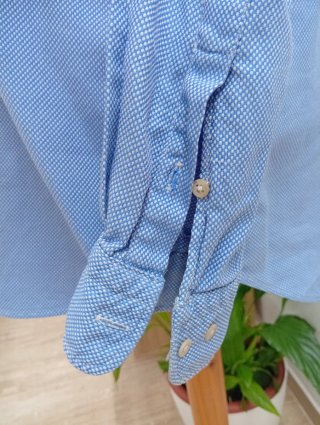 Camisa Scalpers Azul Hombre