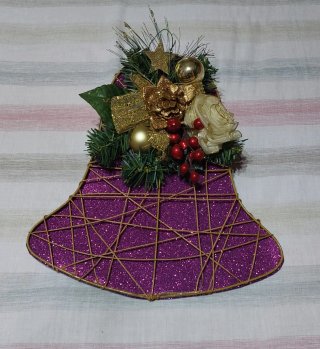 Campana Navidad Decorada .