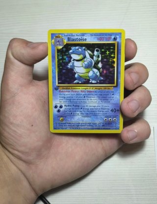 Carta Pokémon Blastoise 100 HP Stage 2