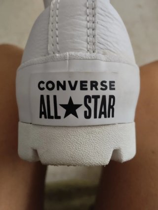 Converse Plataforma Lugged Piel Blancas T 37