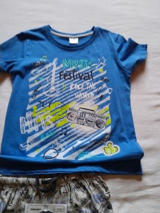 Pijama Corto Music Festival Talla M